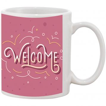 Mekanshi Premium Saying Welcome Printed Gift Mug for Yo...