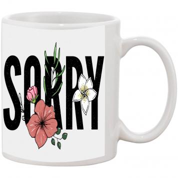 Mekanshi Premium Saying Sorry, Apologies Printed Gift M...