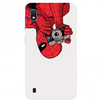 NDCOM Spider Man Capturing Photo Printed Hard Mobile Ba...