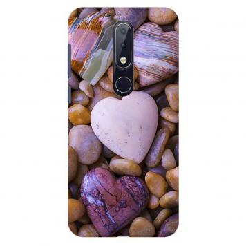 NDCOM Love Heart Printed Hard Mobile Back Cover Case Fo...