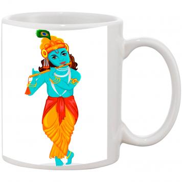 Mekanshi Premium Krishna Janmashtimi Printed Gift Mug f...