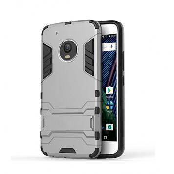 Moto C Plus Robot Kickstand Cover Shockproof Military G...