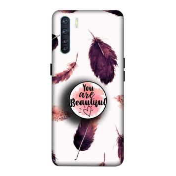 NDCOM Beautiful Feathers You Are Beautiful Printed Hard...