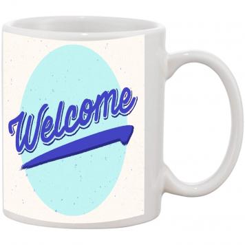 Mekanshi Premium Saying Welcome Printed Gift Mug for Yo...