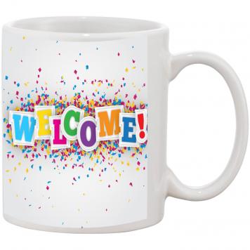 Mekanshi Premium Saying Welcome Printed Gift Mug for Yo...