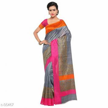 Bhagalpuri Silk Sarees with Latest Design By Fashion Tr...