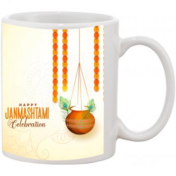 Mekanshi Premium Krishna Janmashtimi Printed Gift Mug f...