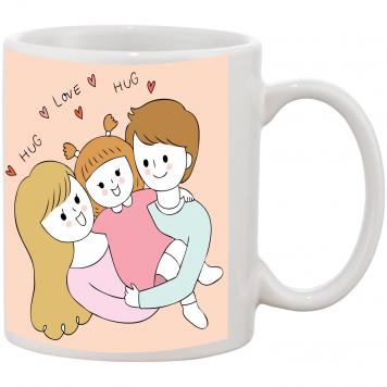 Mekanshi Premium Hug Day Celebrations Printed Gift Mug ...