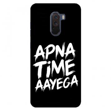 NDCOM Apna Time Ayega Quote Printed Hard Mobile Back Co...