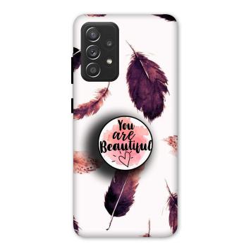 NDCOM Beautiful Feathers You Are Beautiful Printed Hard...