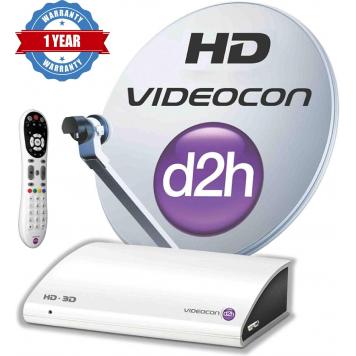 Videocon d2h Standard (Normal Box) Set Top Box with 1 M...