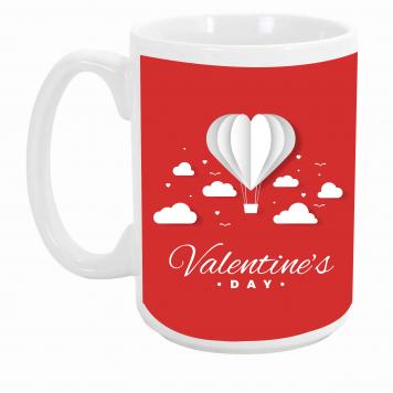 Mekanshi Premium Happy Valentine Printed Gift Mug for Y...