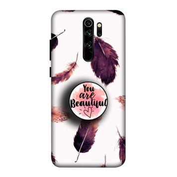 NDCOM Beautiful Feathers You Are Beautiful Printed Hard...