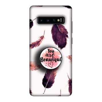 NDCOM Beautiful Feathers You Are Beautiful Printed Hard...