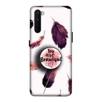 NDCOM Beautiful Feathers You Are Beautiful Printed Hard...