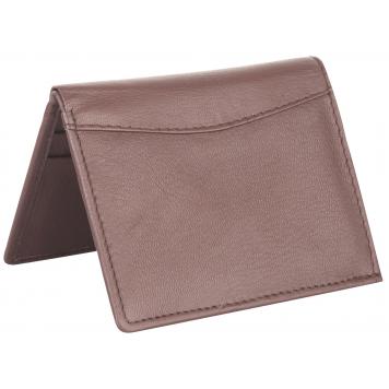 Men Brown Genuine Leather RFID Card Holder 6 Card Slot ...