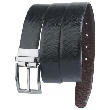 Brand Premium Reversible Buckle Belt, Stylish Genuine l...