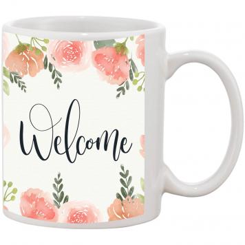 Mekanshi Premium Saying Welcome Printed Gift Mug for Yo...