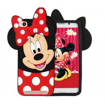 Oppo F3 Plus Minnie Mouse Soft Silicone Rubberized 3D C...