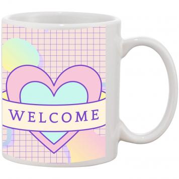 Mekanshi Premium Saying Welcome Printed Gift Mug for Yo...