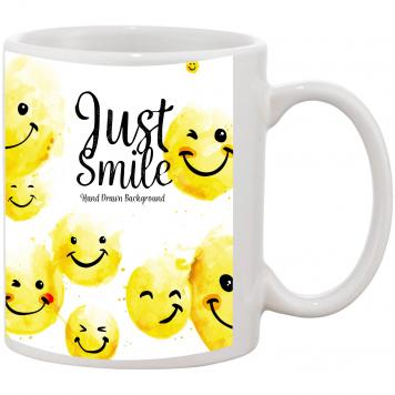 Mekanshi Premium Feeling Happy, Happy Printed Gift Mug ...