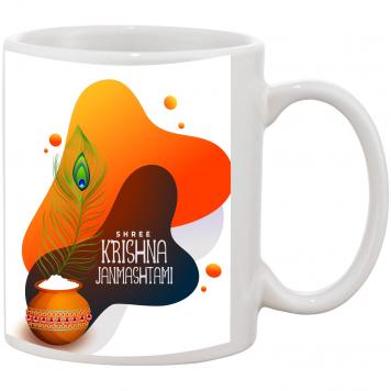 Mekanshi Premium Krishna Janmashtimi Printed Gift Mug f...