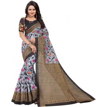 SVB Saree Mysore Silk Kalamkari Saree