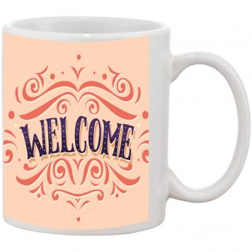 Mekanshi Premium Saying Welcome Printed Gift Mug for Yo...