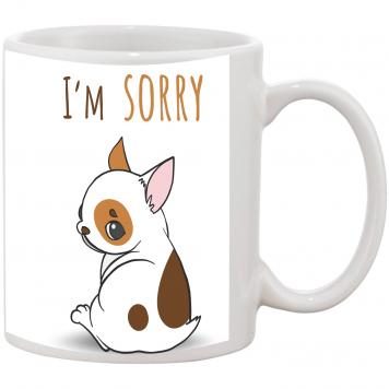 Mekanshi Premium Saying Sorry, Apologies Printed Gift M...