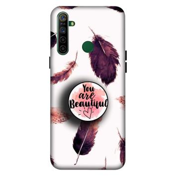 NDCOM Beautiful Feathers You Are Beautiful Printed Hard...