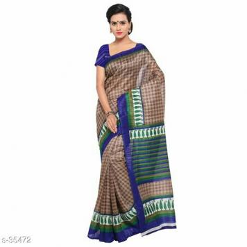 Bhagalpuri Silk Sarees with Latest Design By Fashion Tr...