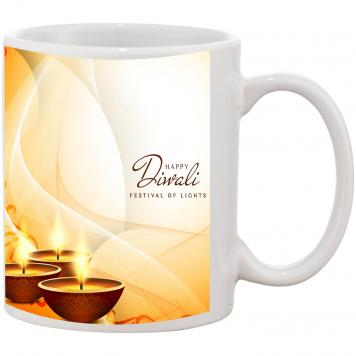 Mekanshi Premium Diwali Celebrations Printed Gift Mug f...