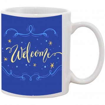 Mekanshi Premium Saying Welcome Printed Gift Mug for Yo...