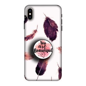 NDCOM Beautiful Feathers You Are Beautiful Printed Hard...