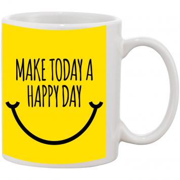 Mekanshi Premium Feeling Happy, Happy Printed Gift Mug ...