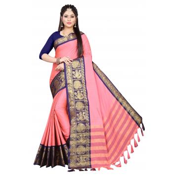 SVB Saree Embellished Art Silk Saree With Blouse And Jh...