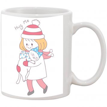 Mekanshi Premium Hug Day Celebrations Printed Gift Mug ...