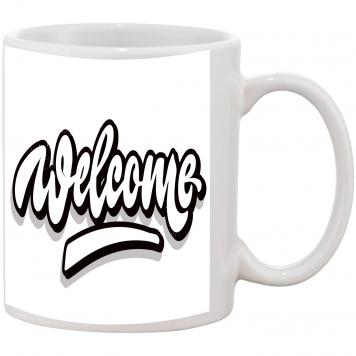 Mekanshi Premium Saying Welcome Printed Gift Mug for Yo...