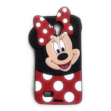 Vivo X21 Minnie Mouse Soft Silicone Rubberized 3D Carto...