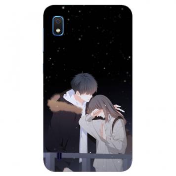 NDCOM Animated Love Couple Printed Hard Mobile Back Cov...