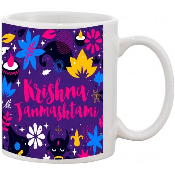 Mekanshi Premium Krishna Janmashtimi Printed Gift Mug f...