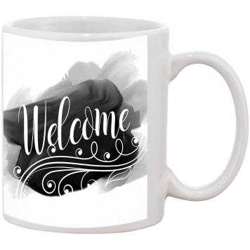 Mekanshi Premium Saying Welcome Printed Gift Mug for Yo...