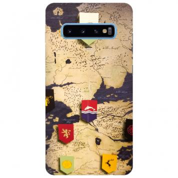 NDCOM Games Of Thrones Map Printed Hard Mobile Back Cov...