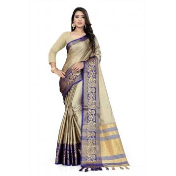 SVB Saree Cotton Silk Embellished Saree