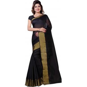 SVB Saree Black Colour Art Silk Saree