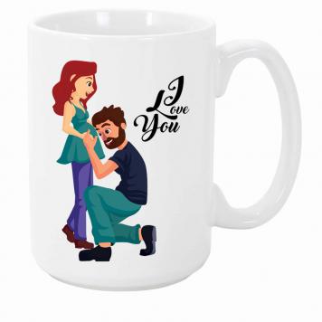 Mekanshi Premium I Love You Printed Gift Mug for Your L...