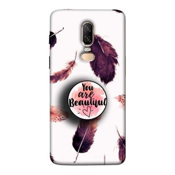 NDCOM Beautiful Feathers You Are Beautiful Printed Hard...