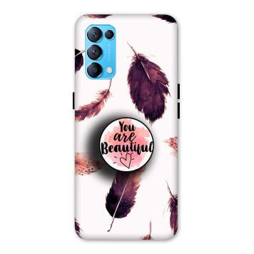 NDCOM Beautiful Feathers You Are Beautiful Printed Hard...