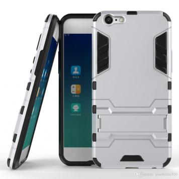 Oppo F3 Robot Kickstand Cover Shockproof Military Grade...