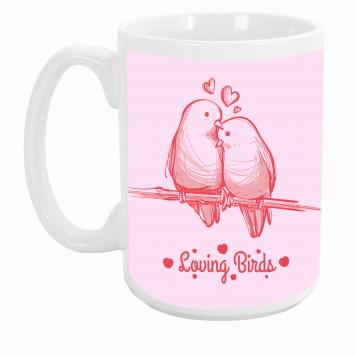 Mekanshi Premium Loving Bird Printed Gift Mug for Your ...